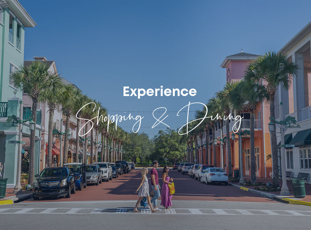 Experience shopping and dining in Kissimmee