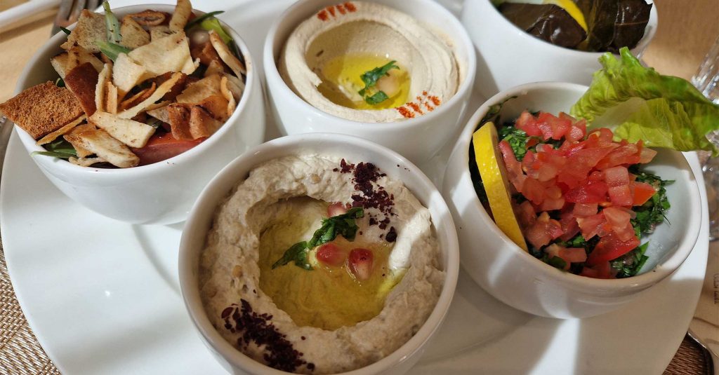 Delicious traditional cold meze 