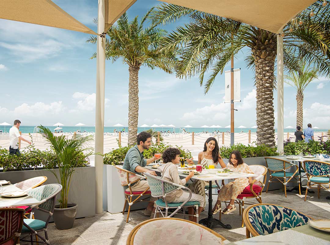 Family Dining on Promenade Saadiyat Island Abu Dhabi