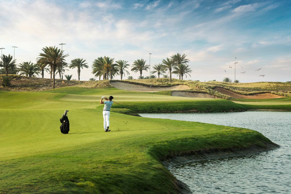 Abu Dhabi golf course