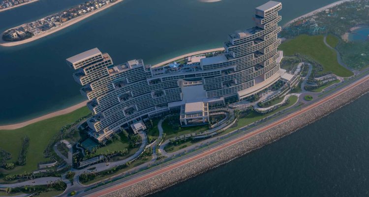 Aerial view of Atlantis The Royal