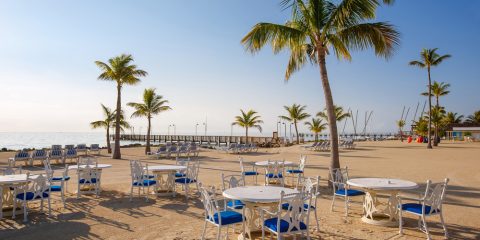 Beach restaurant in Florida
