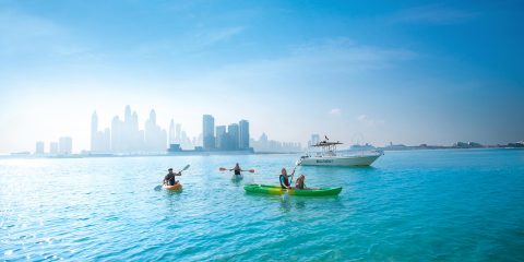 Family Kayaking in Dubai