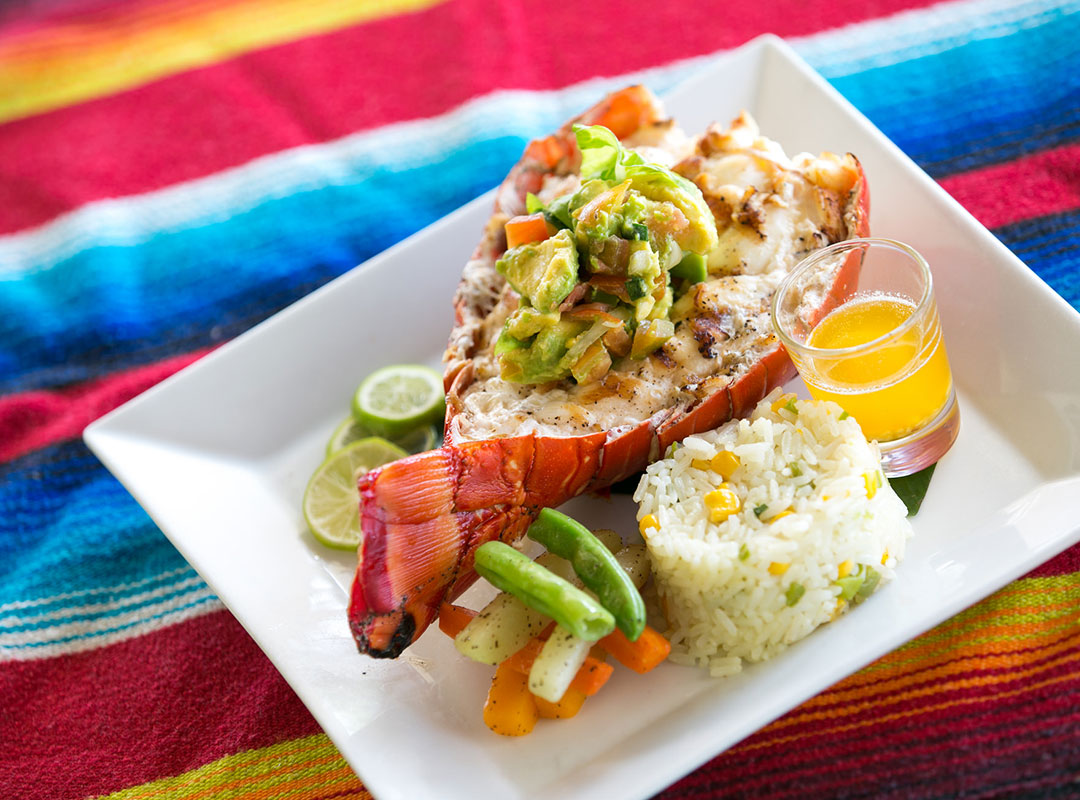 Lobster Dinner at Blue Bay Boutique Resort