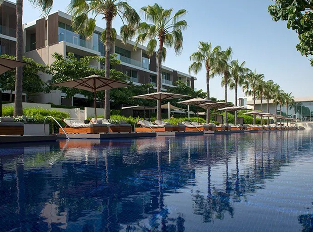 The Oberoi Beach Resort, Al Zorah pool