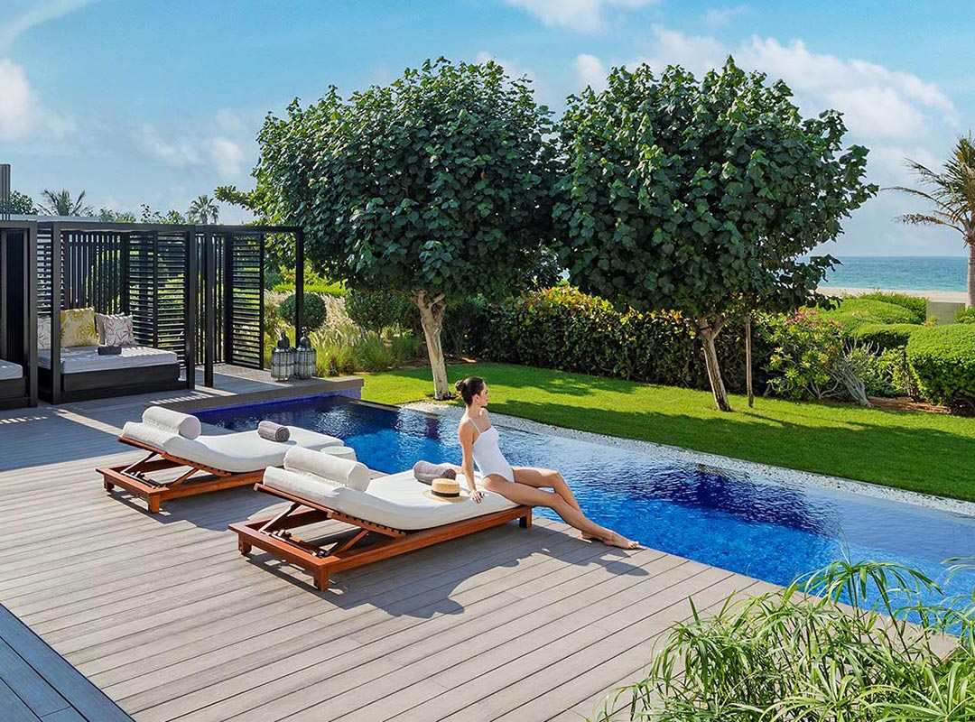 The Oberoi Beach Resort, Al Zorah pool