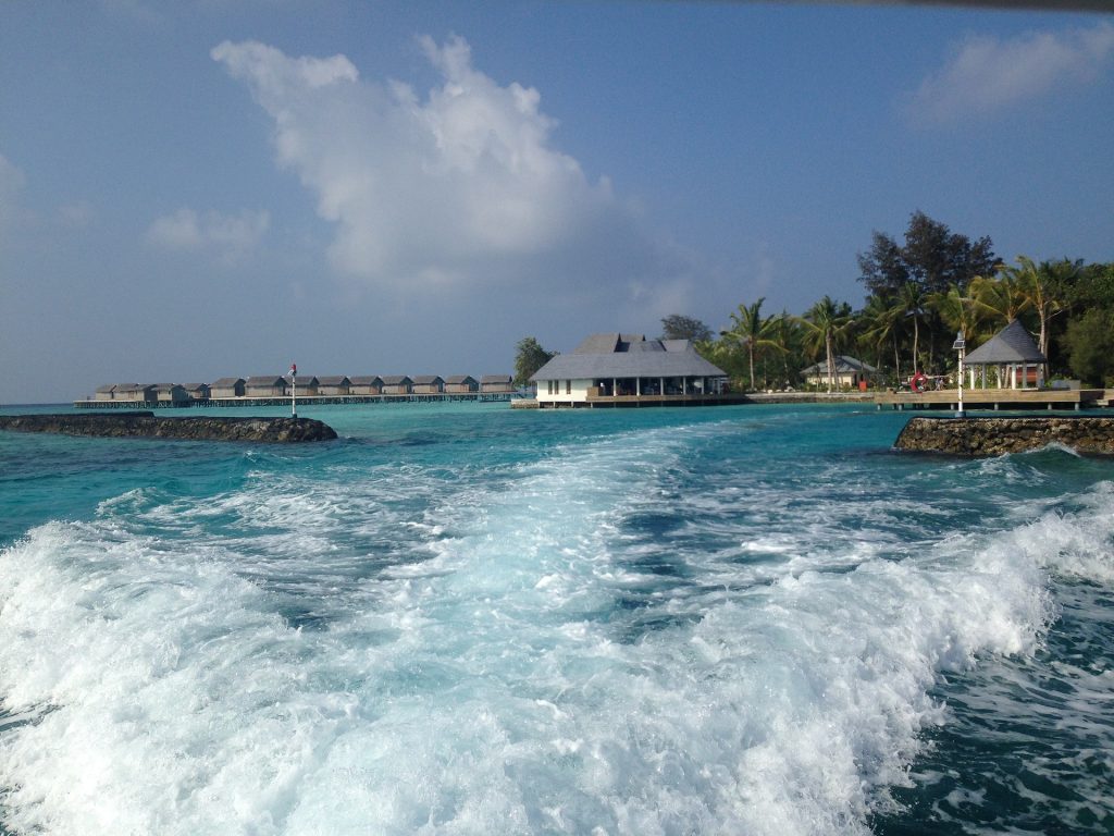 Boat trip in the Maldives