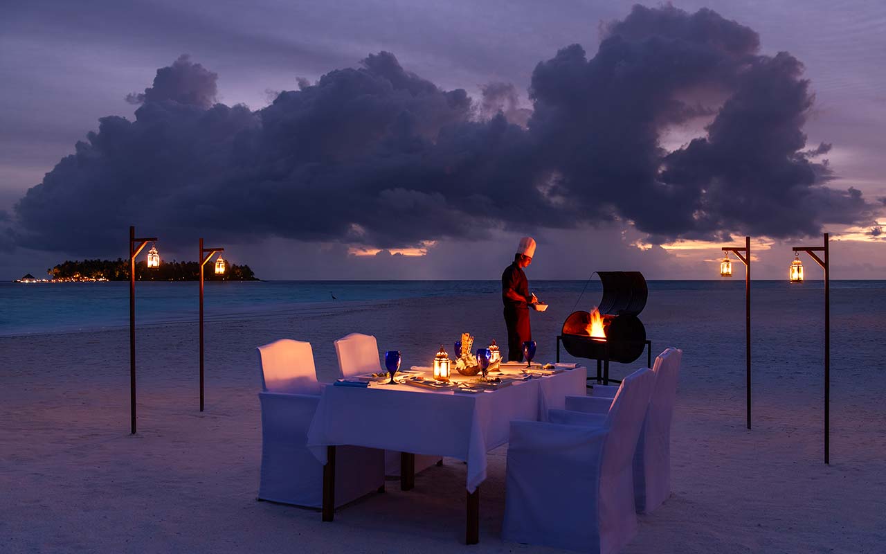 Destination Beach Dining Banyan Tree Vabbinfaru