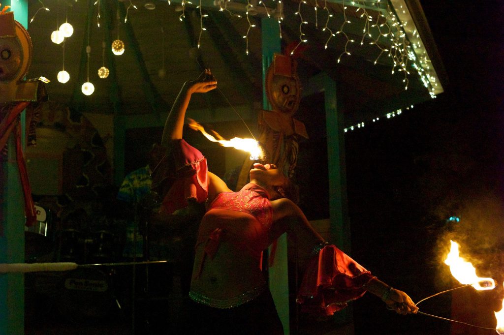 Fire dancer