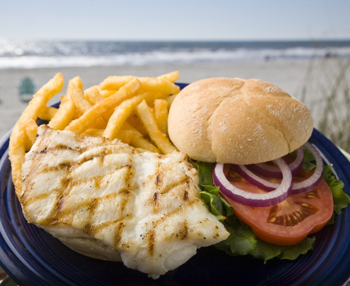 Grouper sandwich