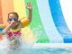 Kid in waterpark
