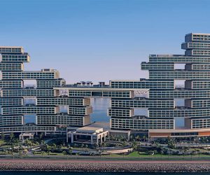 Aerial view of Atlantis The Royal Dubai