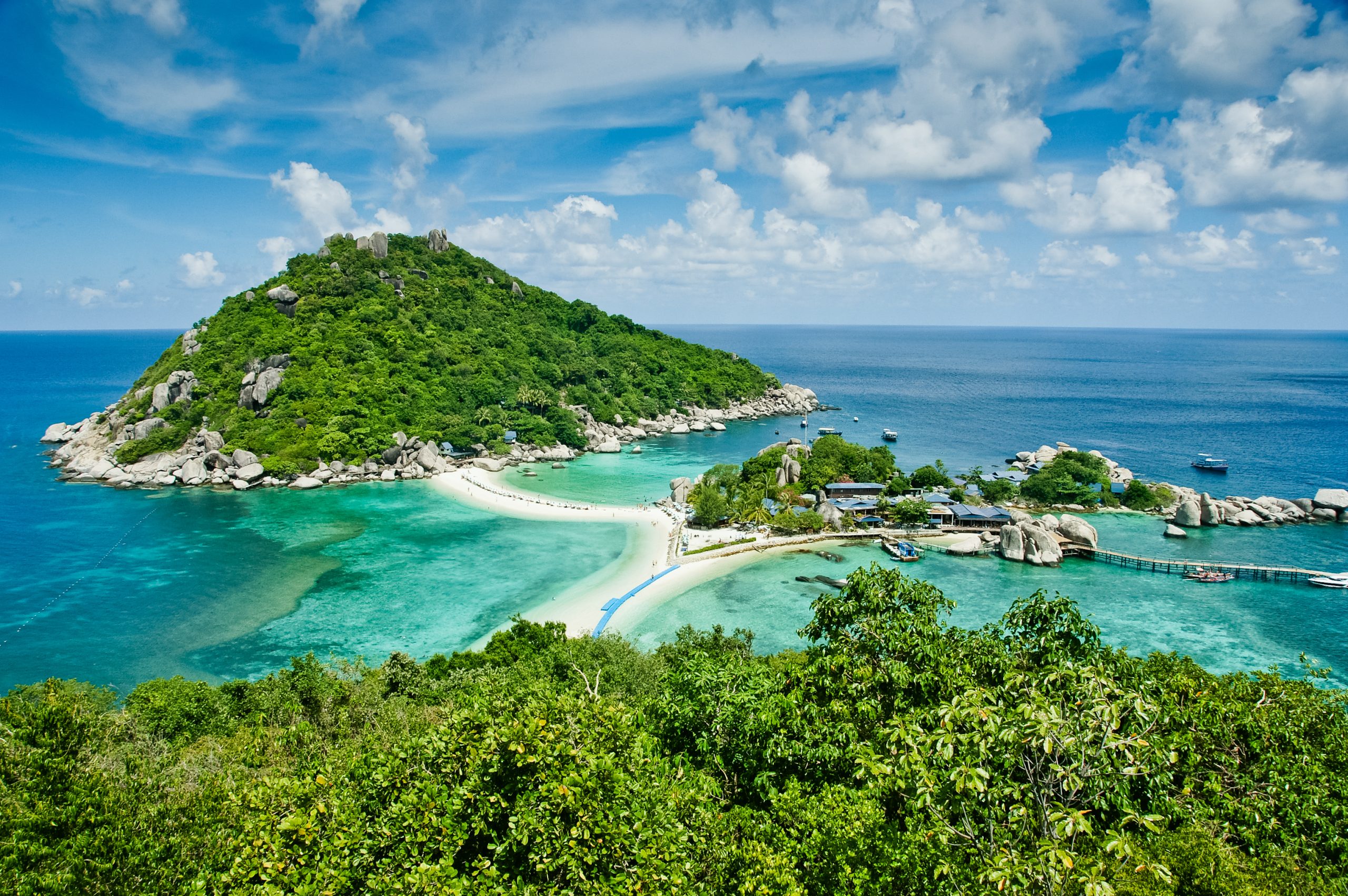 Nan Yuan Island In Thailand top view