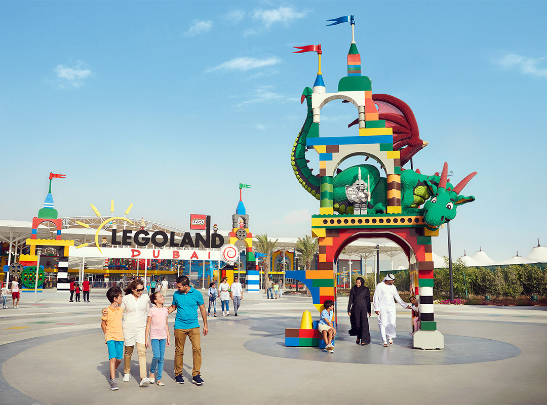 Family at Legoland Dubai