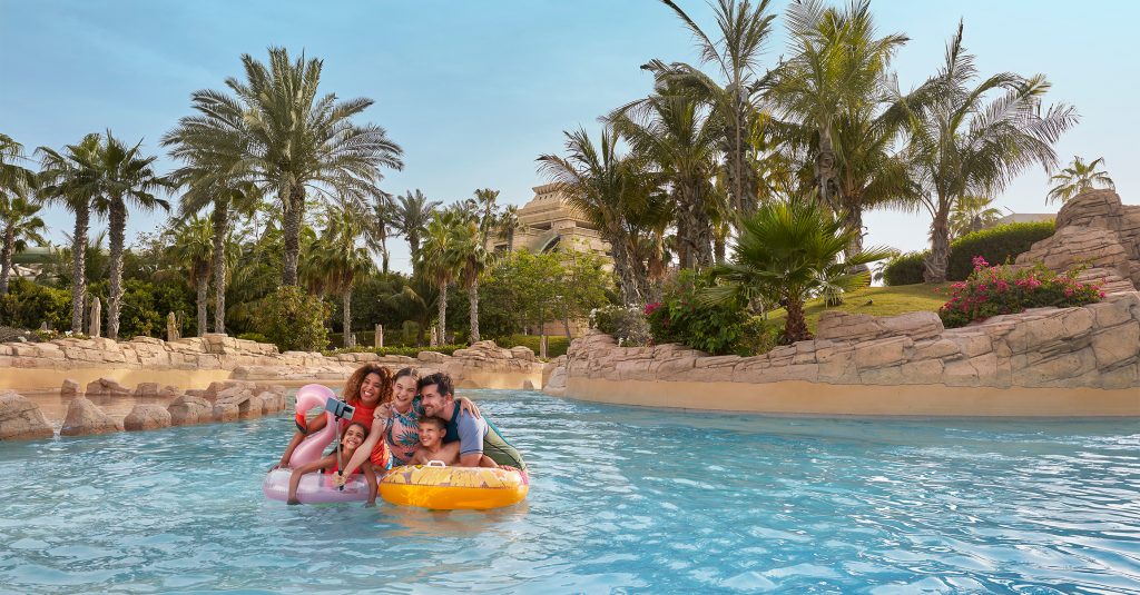 Family at Aquaventure Waterpark