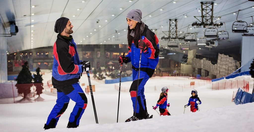 Family at Ski Dubai