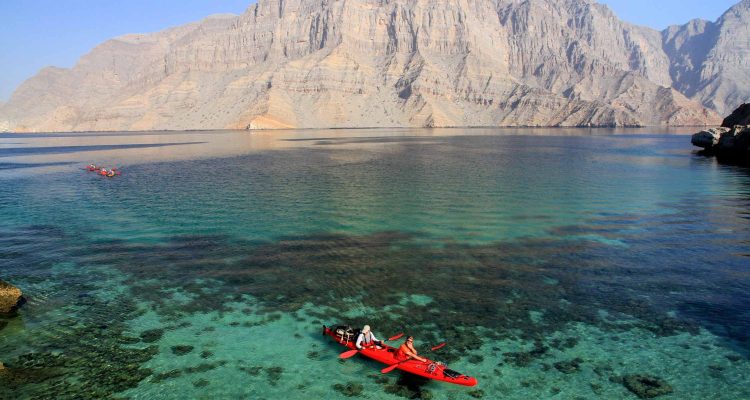 Person Kayaking In Oman