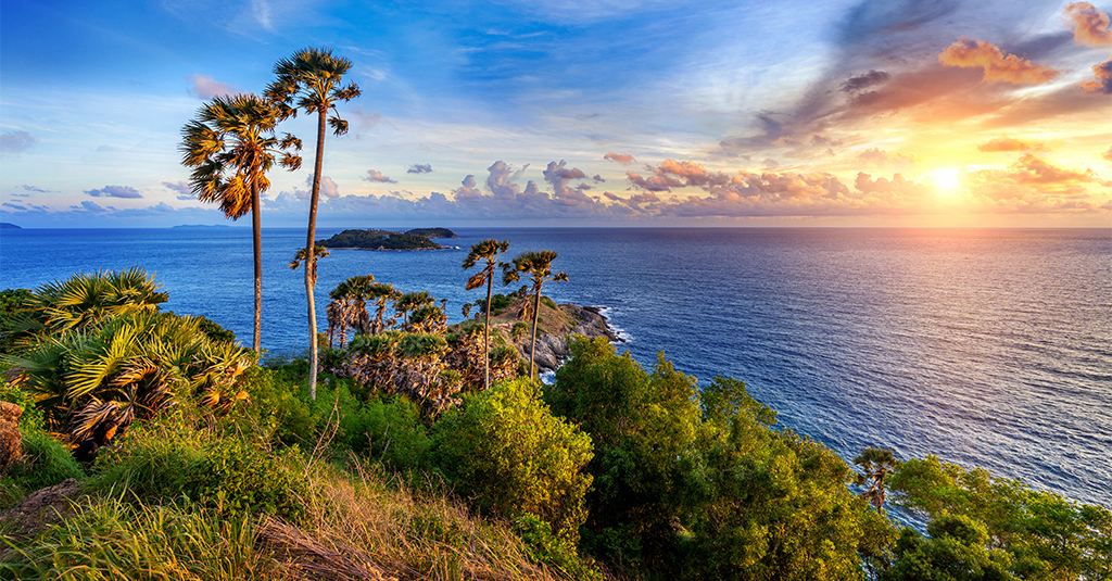 A view over Phuket's Promthep Cape