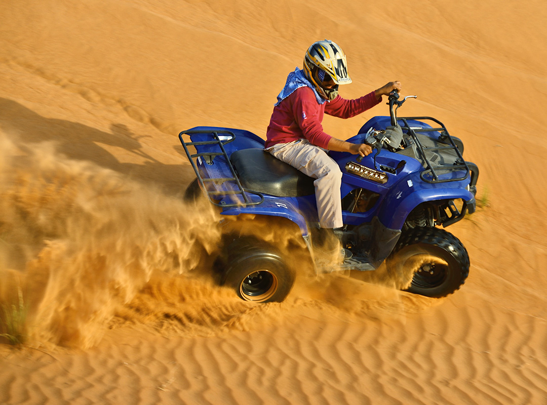 Quad Biking In the Desert - Oman