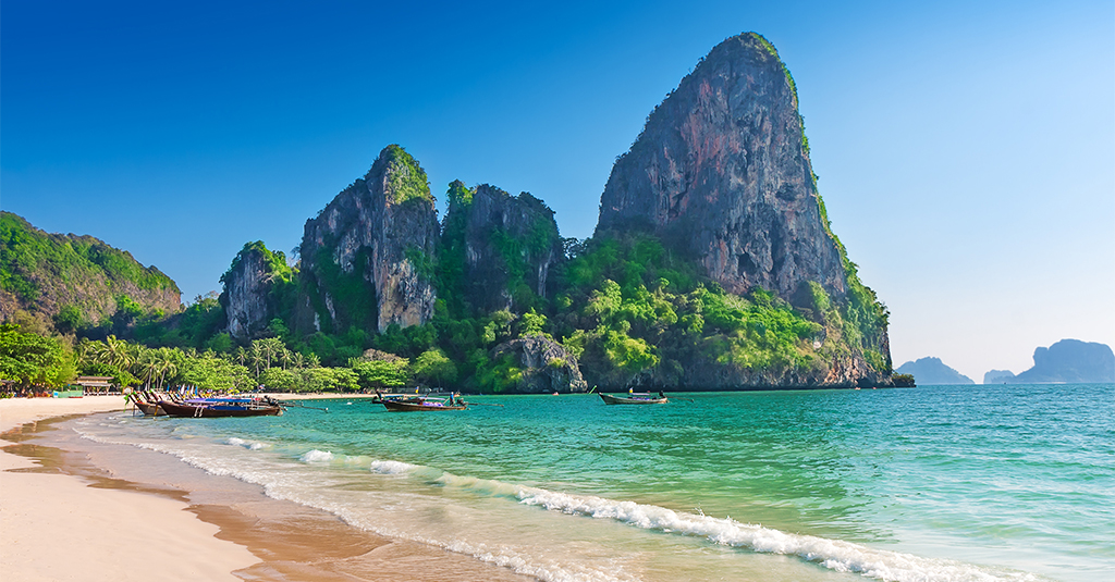Looking out across the beach and the amazing views of the limestone cliffs.