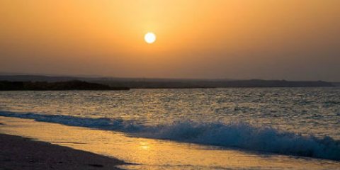 Sunset in Ras al Hadd, Oman