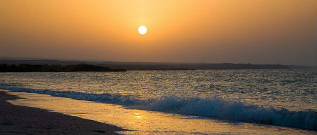Sunset in Ras al Hadd, Oman