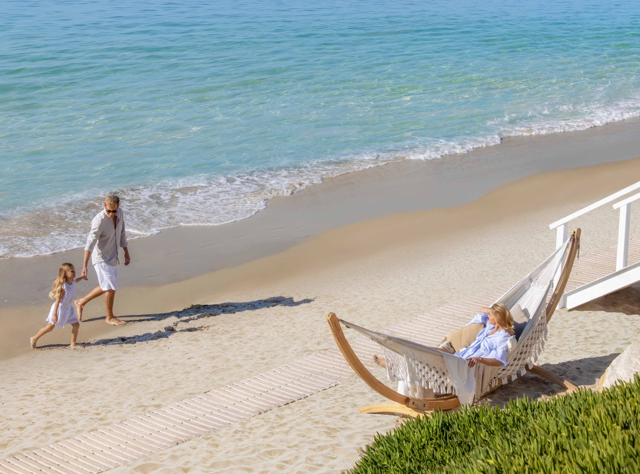 Family at Sani Resort on Bousoulas Beach