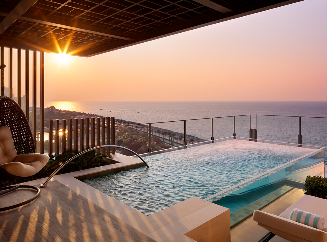 Sky pool villa at Atlantis The Roayal