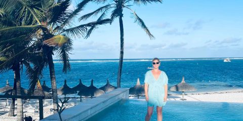 Steph Mauritius pool