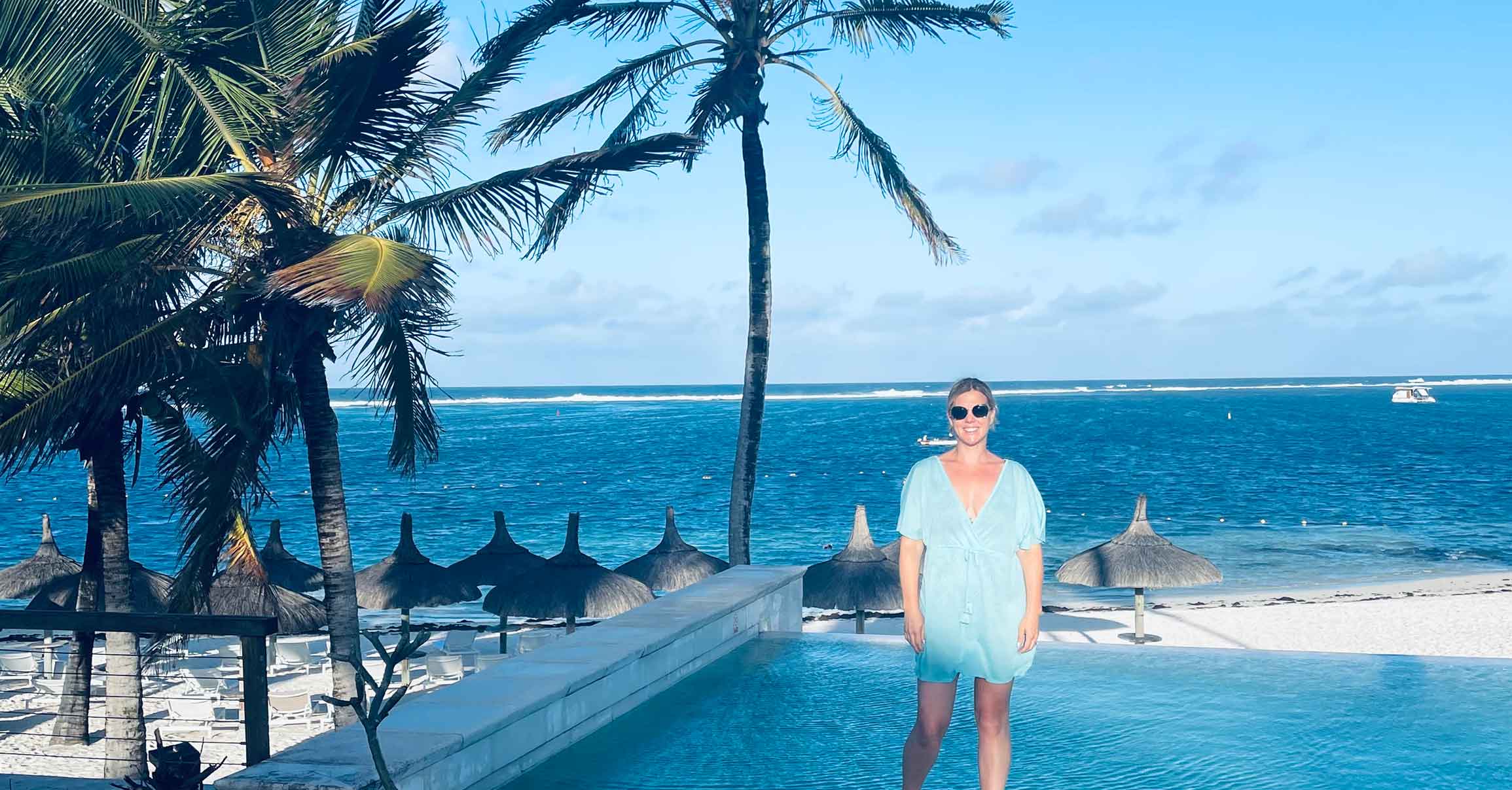 Steph Mauritius pool