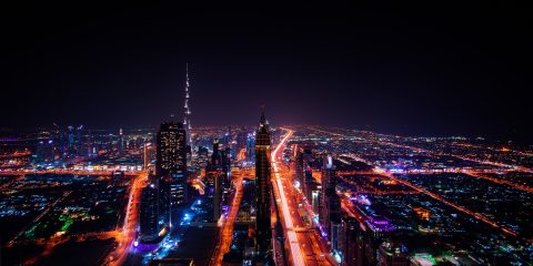 Dubai city skyline