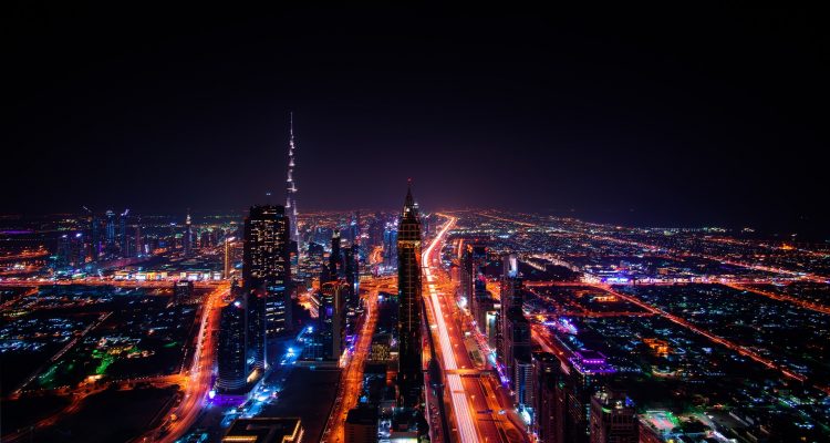 Dubai city skyline