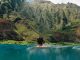 Person snorkelling in Kaua’i