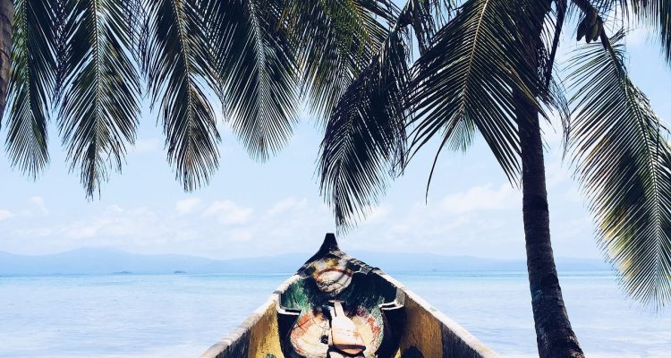 Boat in the Caribbean