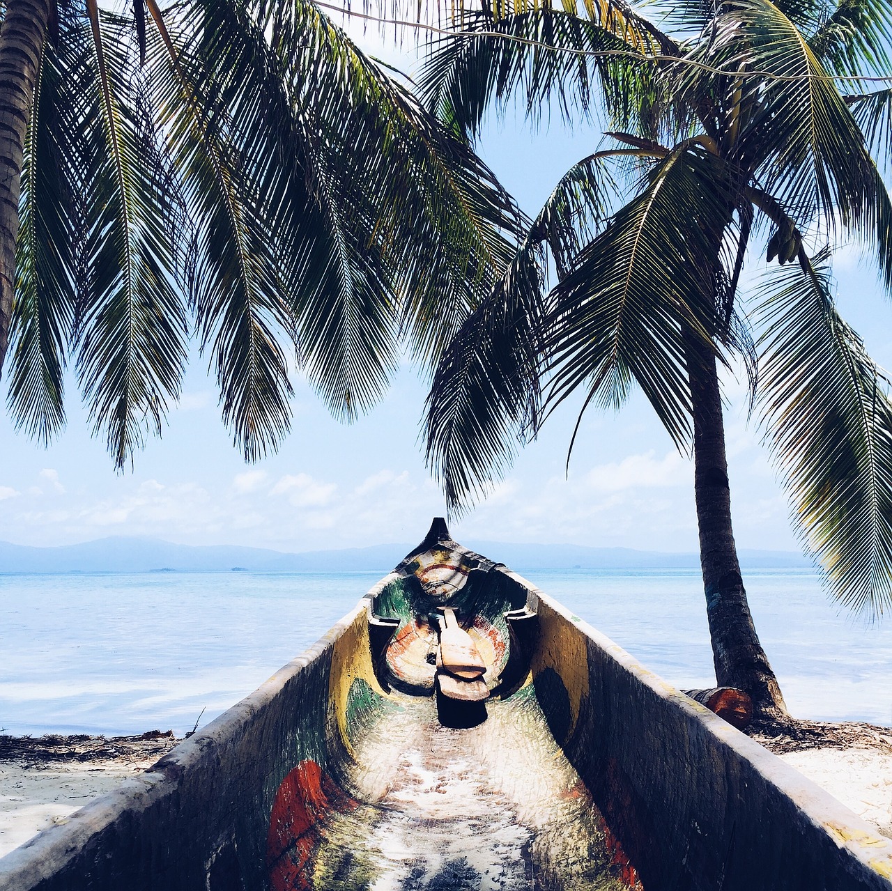 Boat in the Caribbean