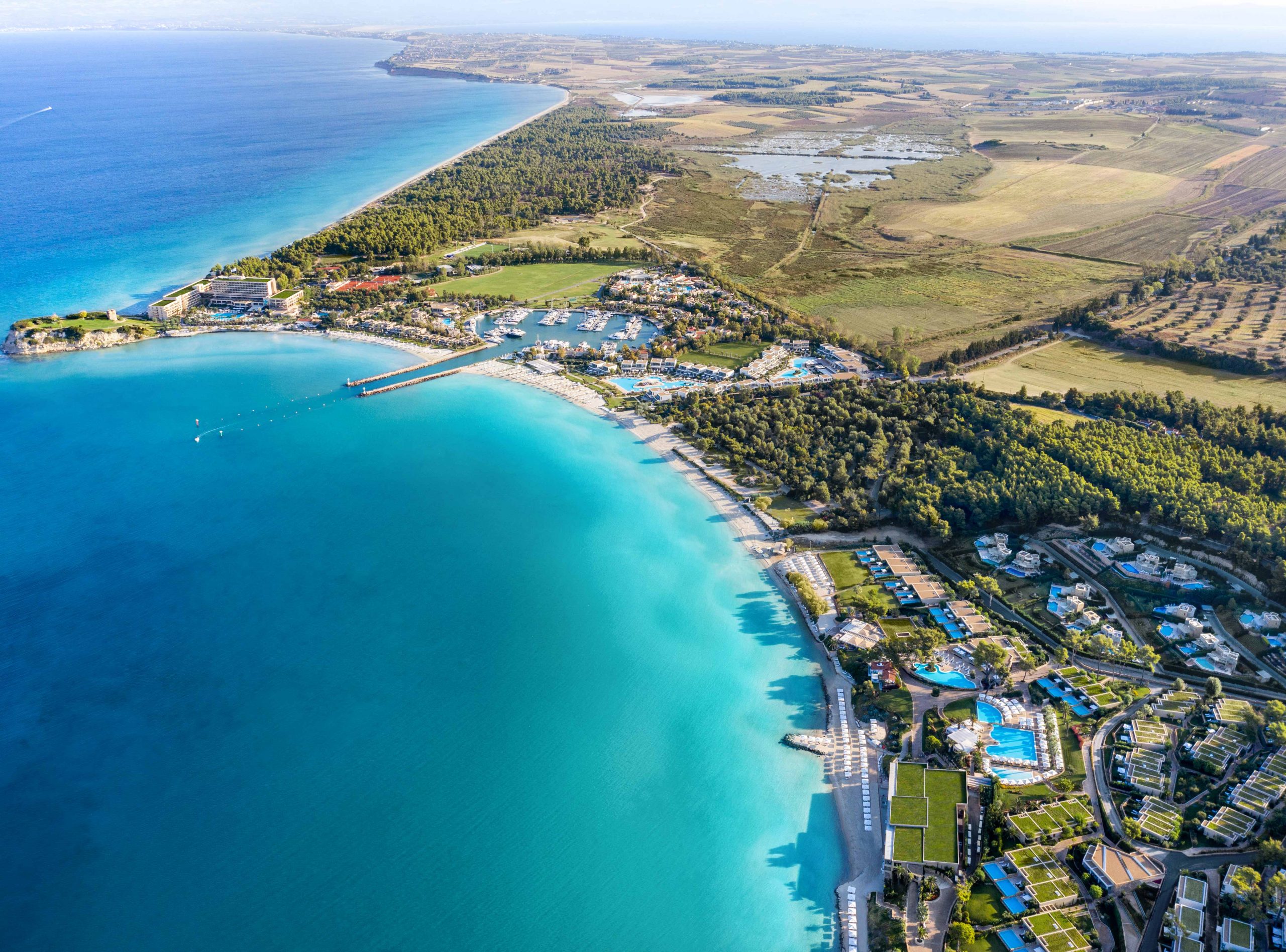 Sani Resort aerial