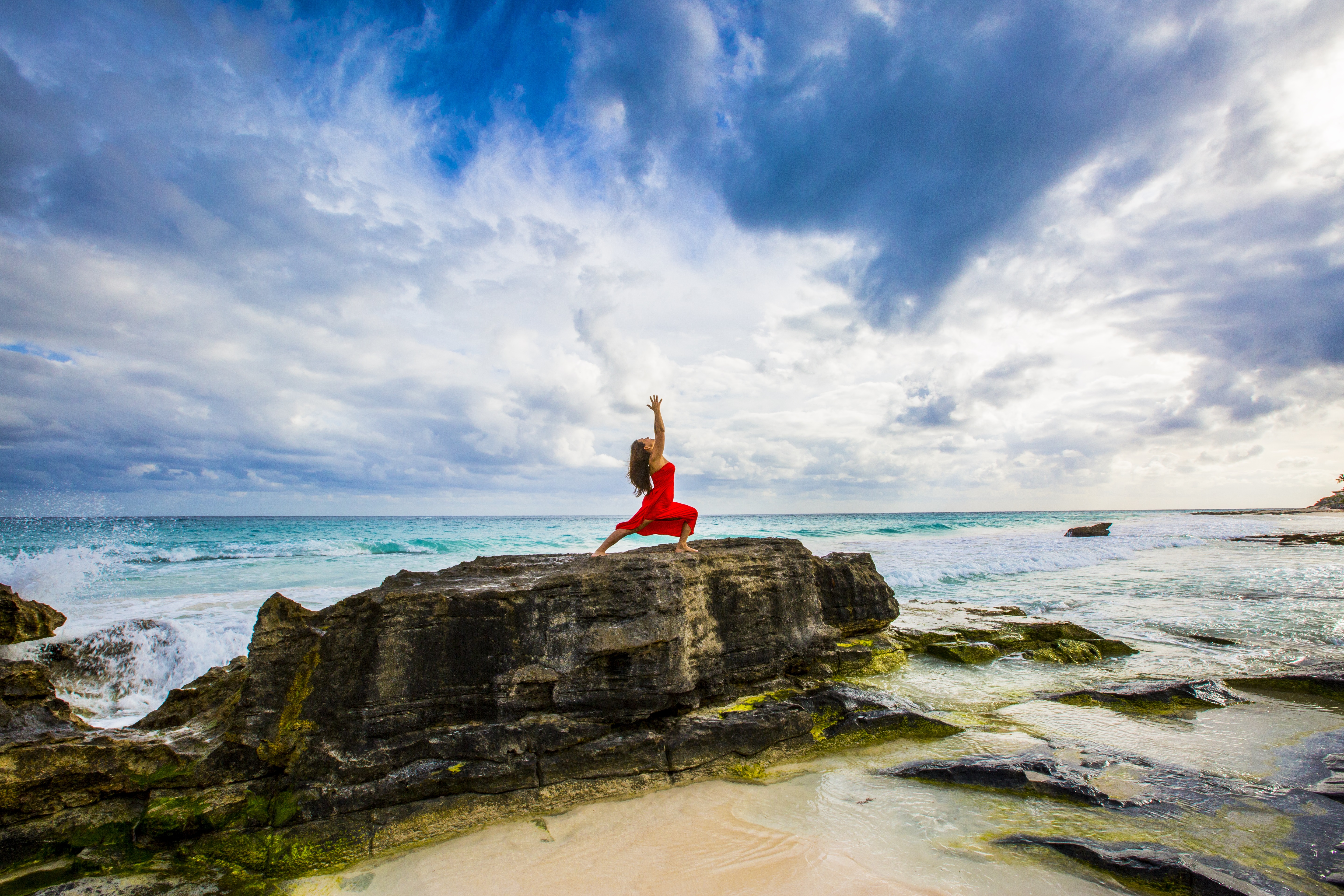 yoga red Photo Credit Peter Aldrich