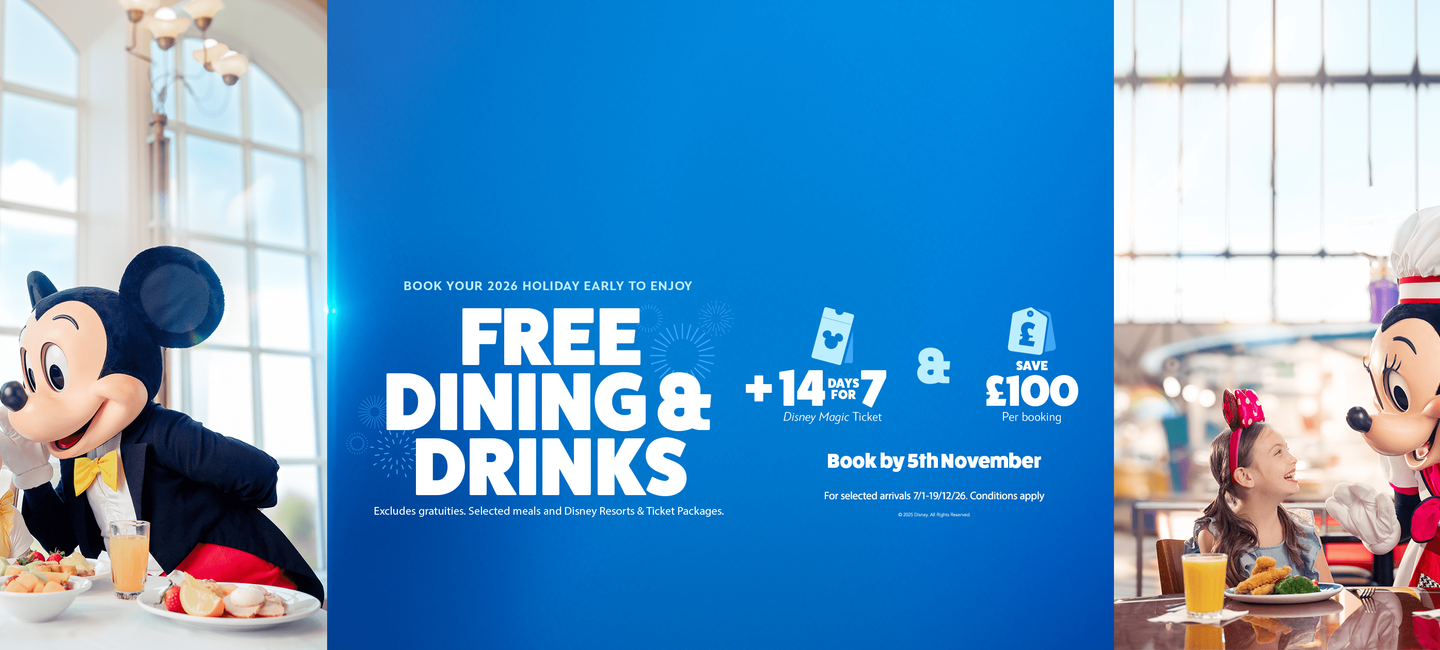Free Disney Dining & Drinks