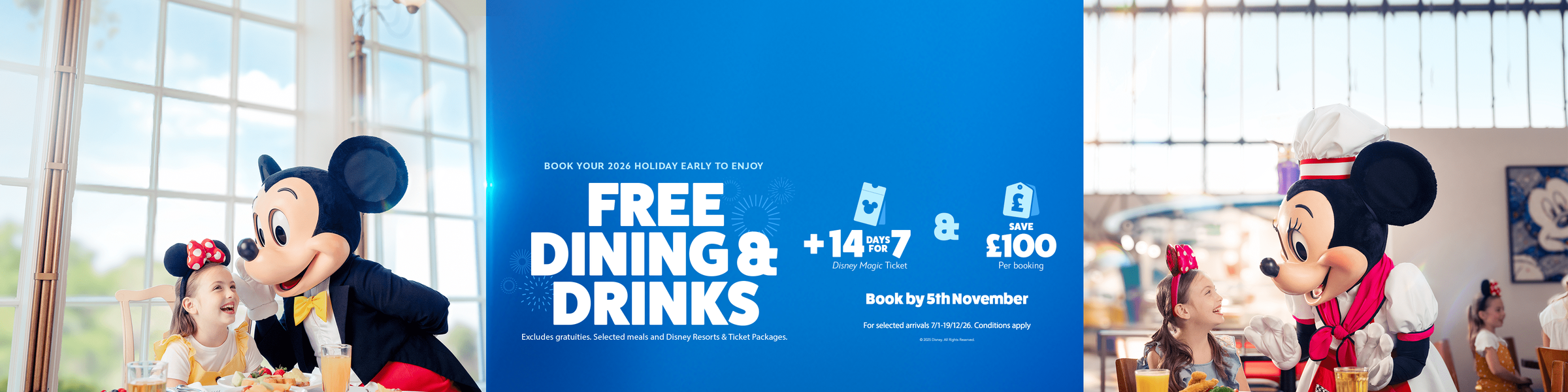 Free Disney Dining & Drinks
