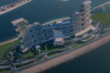 Aerial view of Atlantis The Royal