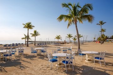Beach restaurant in Florida