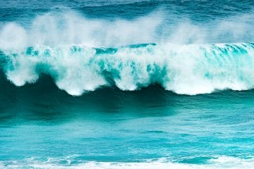 Big waves in Mauritius