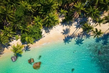 Asia beach turquoise waters