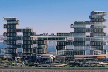 Aerial view of Atlantis The Royal Dubai