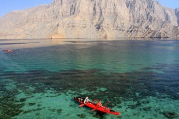 Person Kayaking In Oman
