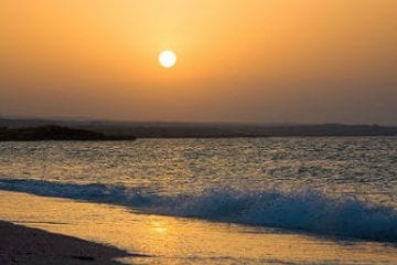 Sunset in Ras al Hadd, Oman