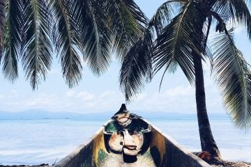 Boat in the Caribbean