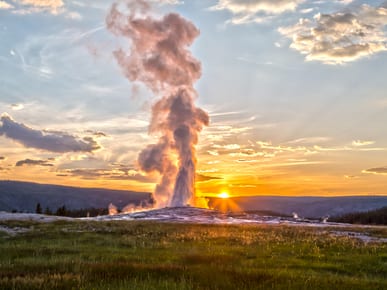 Watch "Old Faithful" erupt