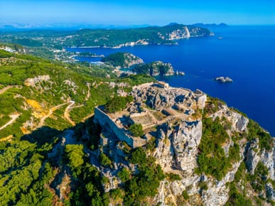 Angelokastro Castle