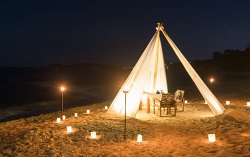 Private Beach and In-villa Dining